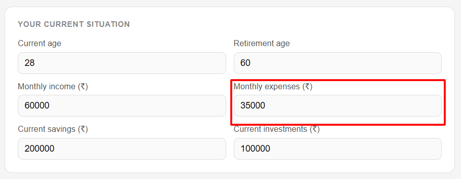 Add Monthly Expenses